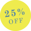 最大25%OFF